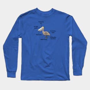 Pelican Anatomy Long Sleeve T-Shirt